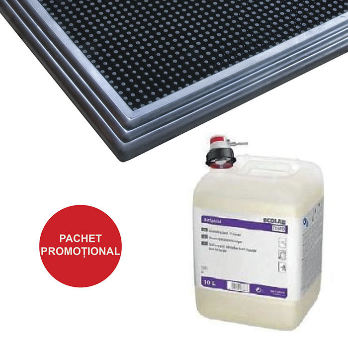 Pachet Covor dezinfectant Sani-Trax si Detergent dezinfectant BACSPECIAL EL 500 5L Ecolab Promo